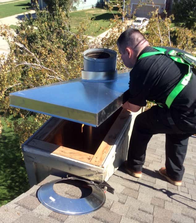 Johnson Chimney Sweep Houston work photo