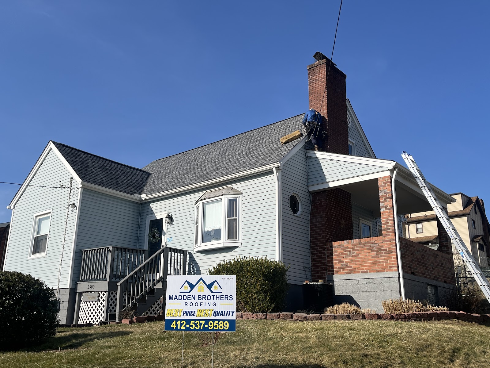 A&M Contractor And Chimney Sweep & Repair And Wood Stove Cleaning Services work photo