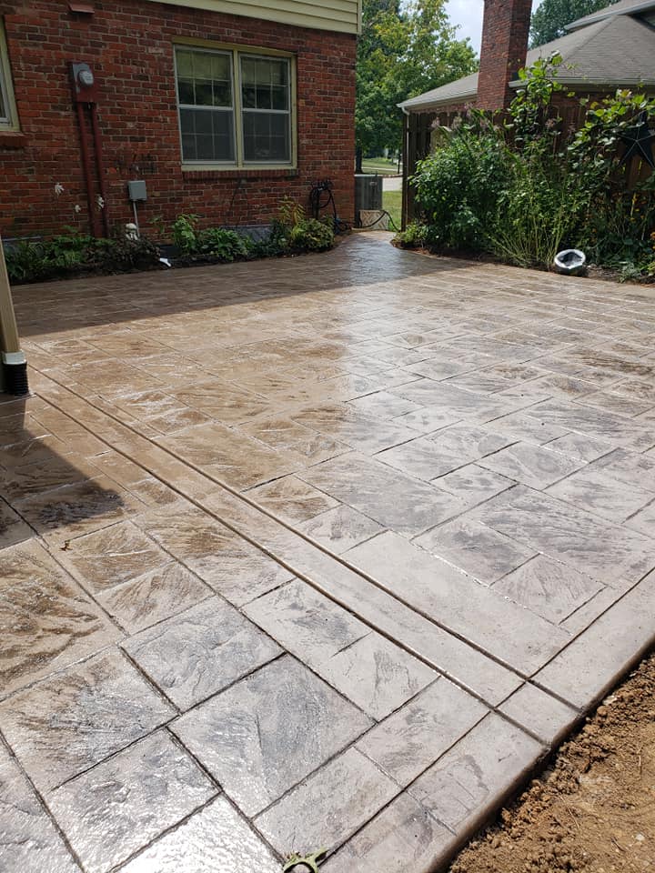 Sam The Concrete Man Louisville work photo
