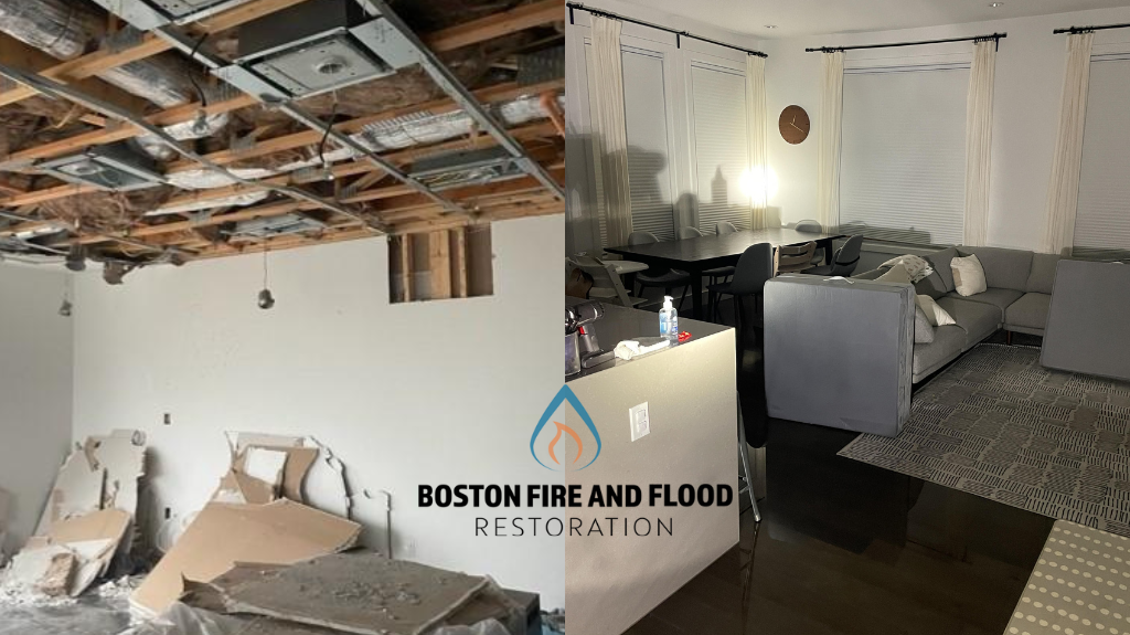 Boston Fire and Flood Restoration work photo