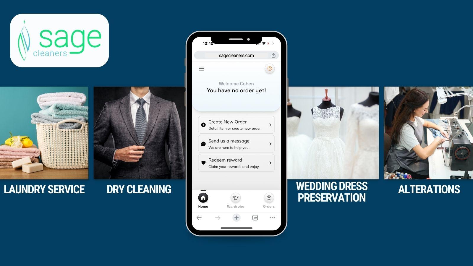 Sage Cleaners: Brandon Dry Cleaners & Laundry Service work photo