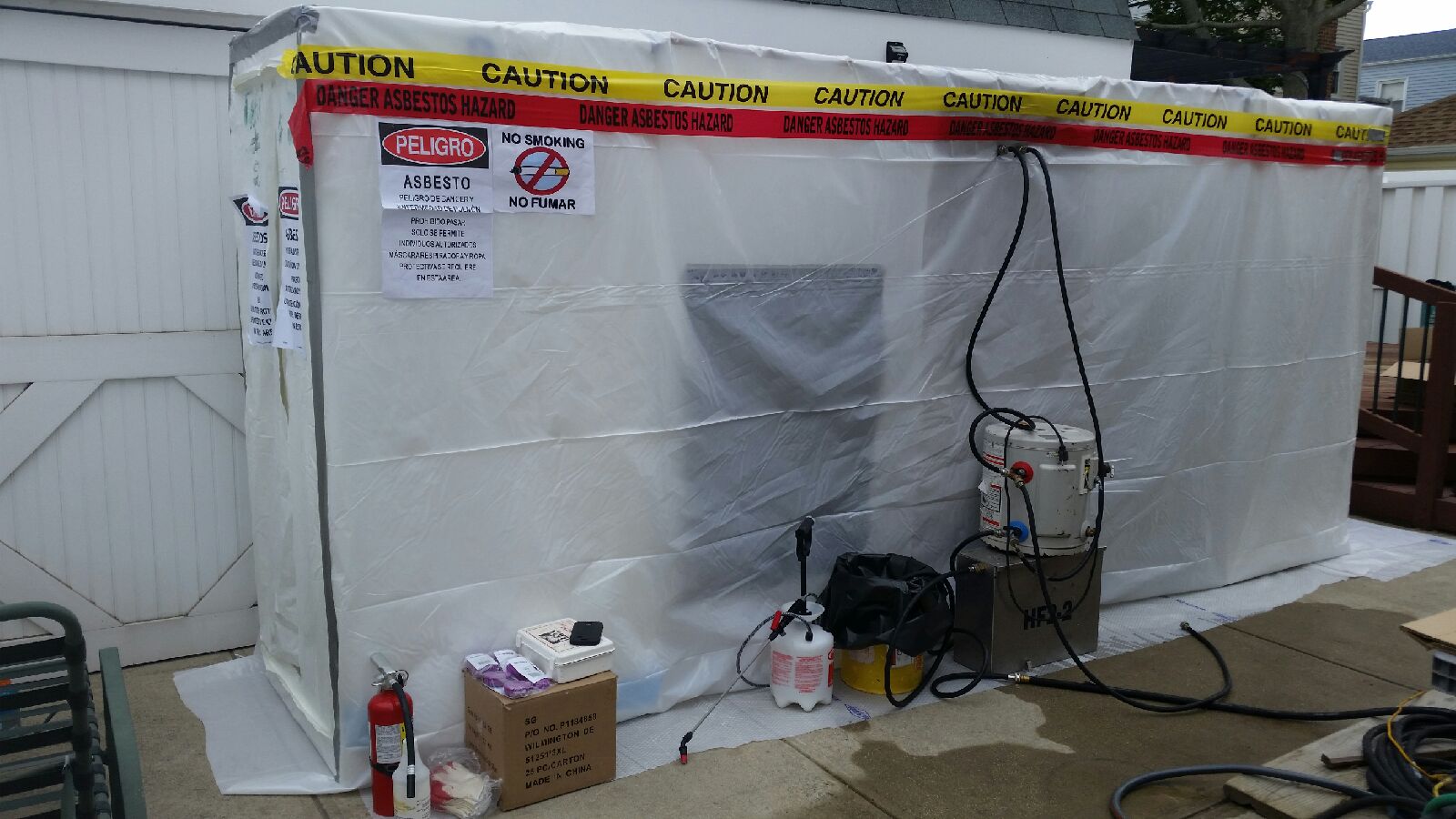 Asbestos Removal Brooklyn Pros work photo