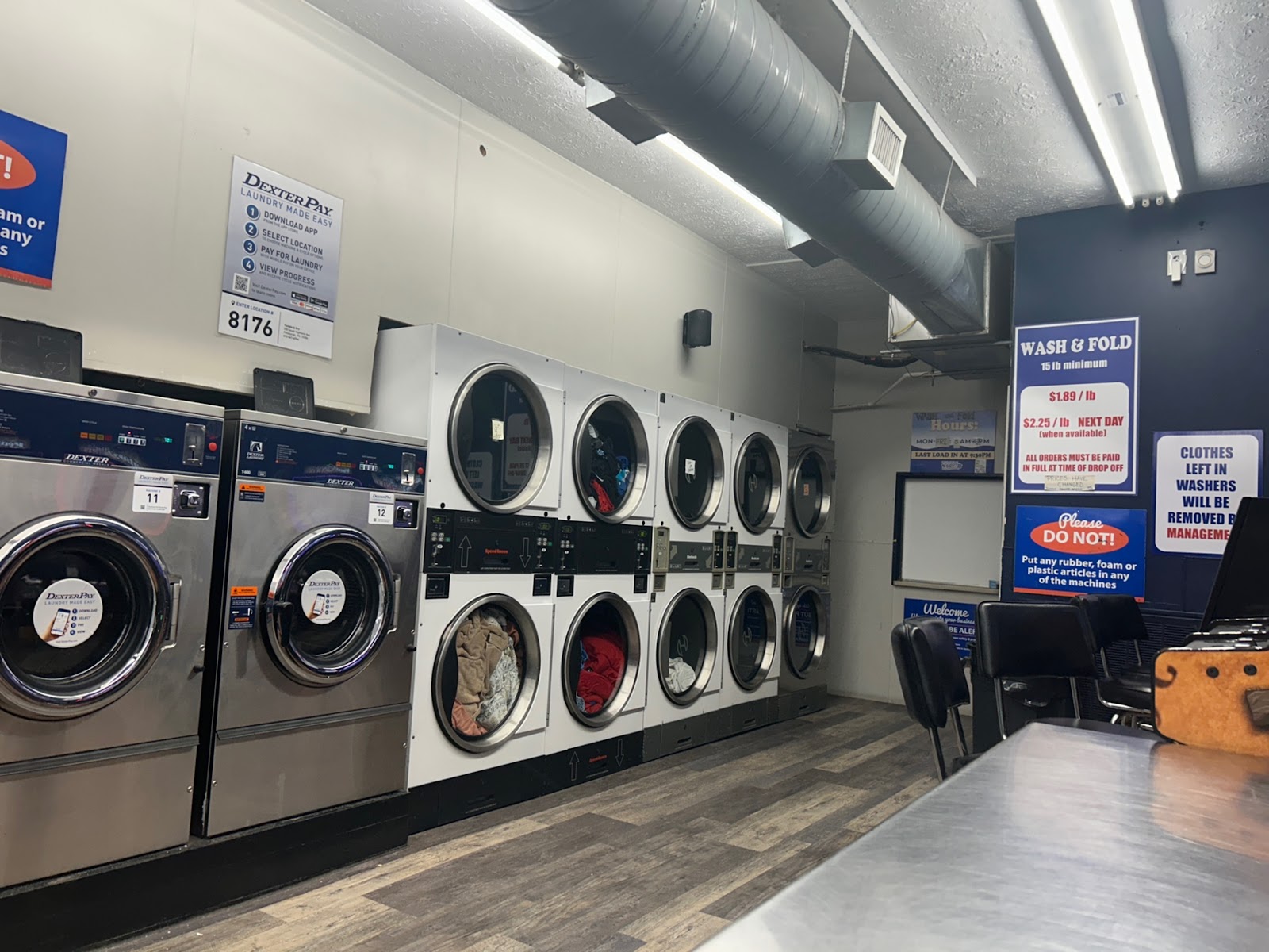 Tumble and Dry Laundromat work photo