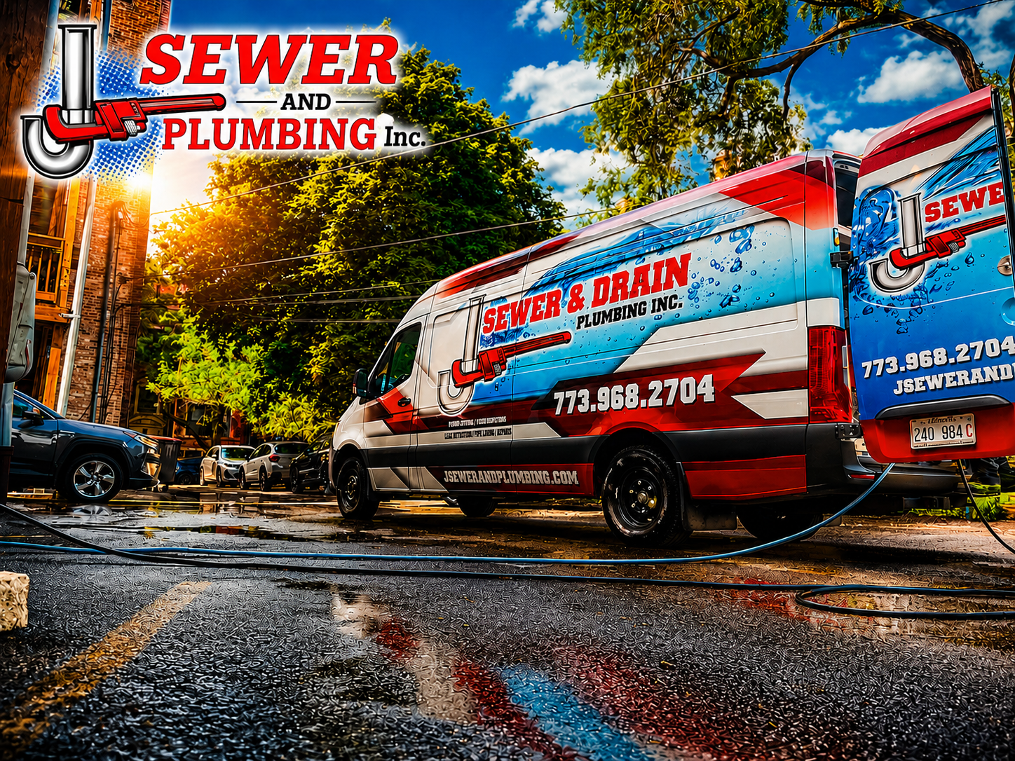 J Sewer & Drain Plumbing work photo