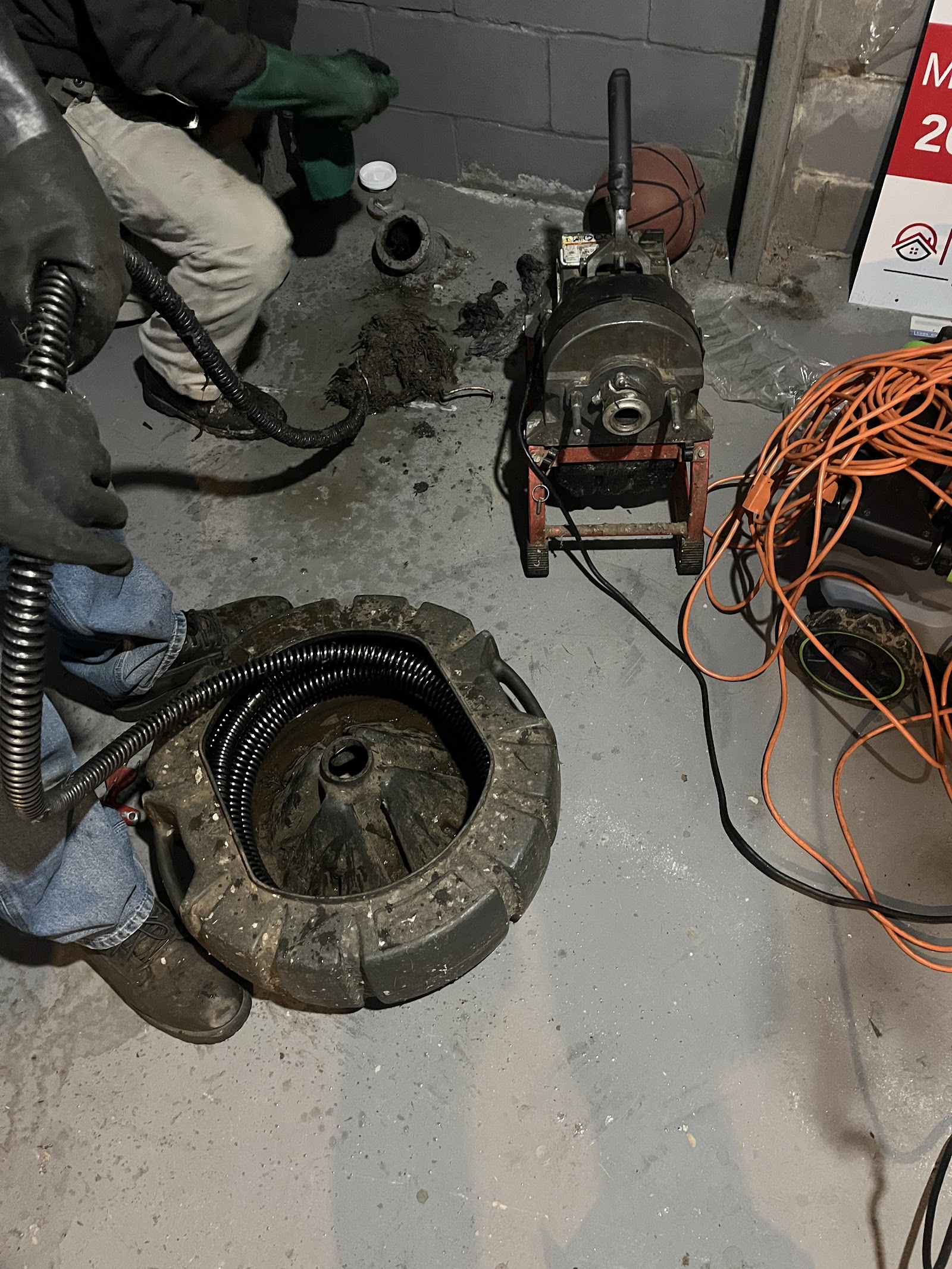 Milw Drain Cleaning work photo