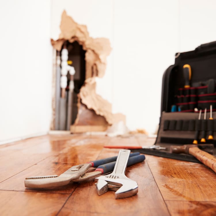 QuickCall Water Damage Restoration work photo
