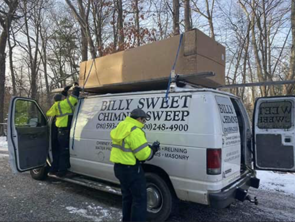 Billy Sweet Chimney Sweep work photo