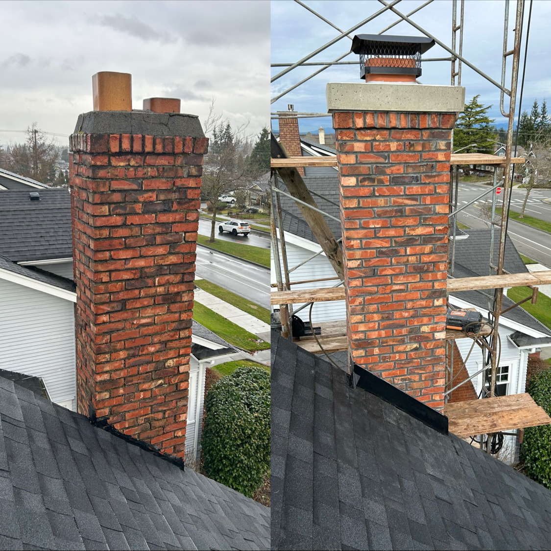 Advanced Masonry & Restoration Chimney Repairs work photo