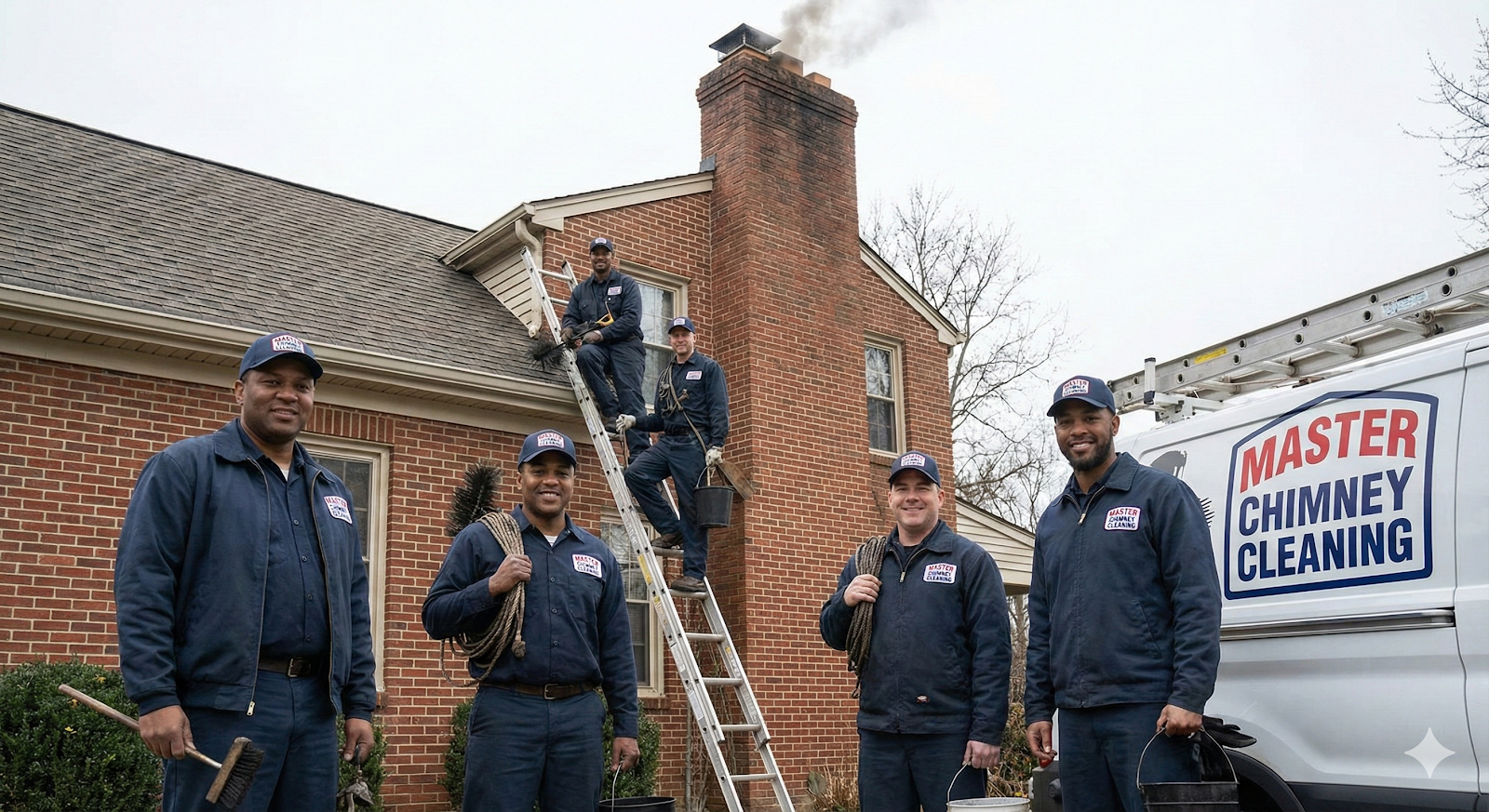 Master Chimney Cleaning work photo