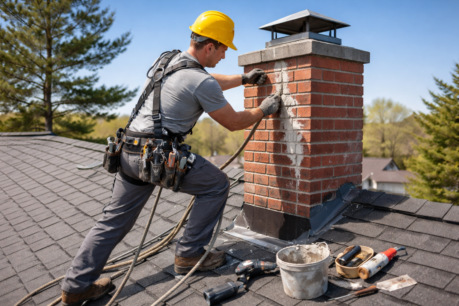 Chimney Champs work photo
