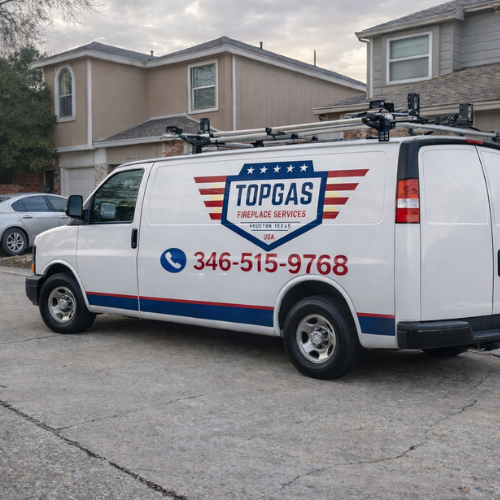 Top-Gas Fireplace Services work photo