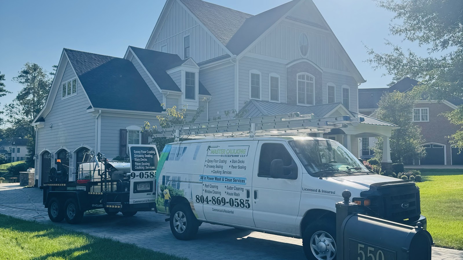 Master Caulking Waterproof LLC./ Power Wash work photo