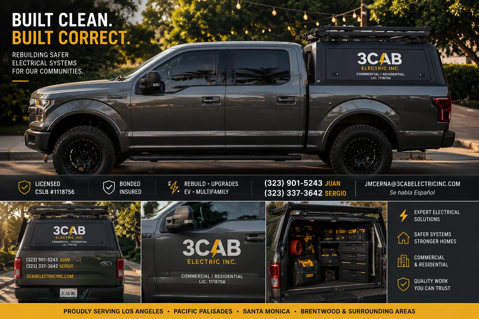 3CAB ELECTRIC INC cover photo