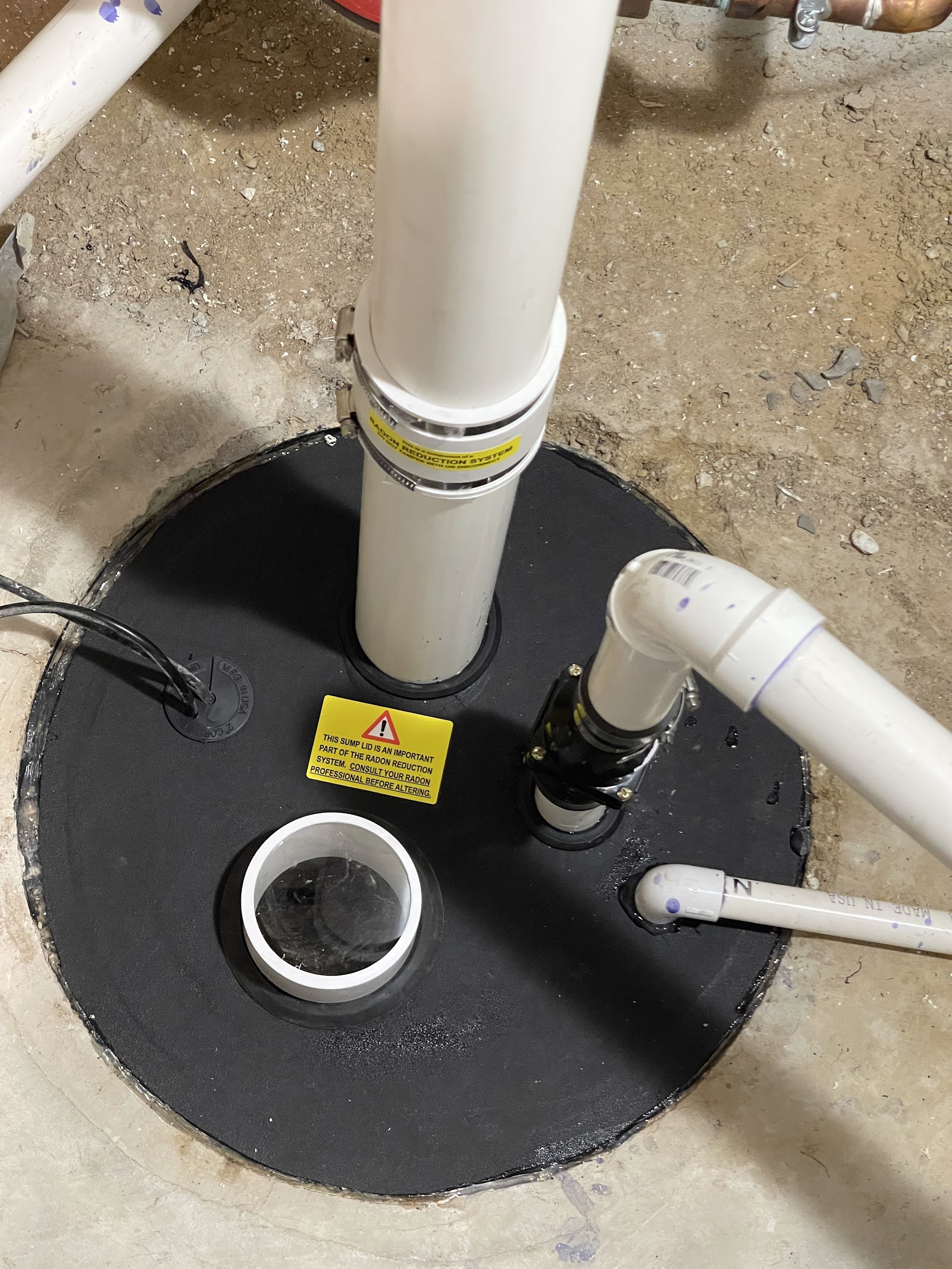 RVS Radon Mitigation, LLC work photo