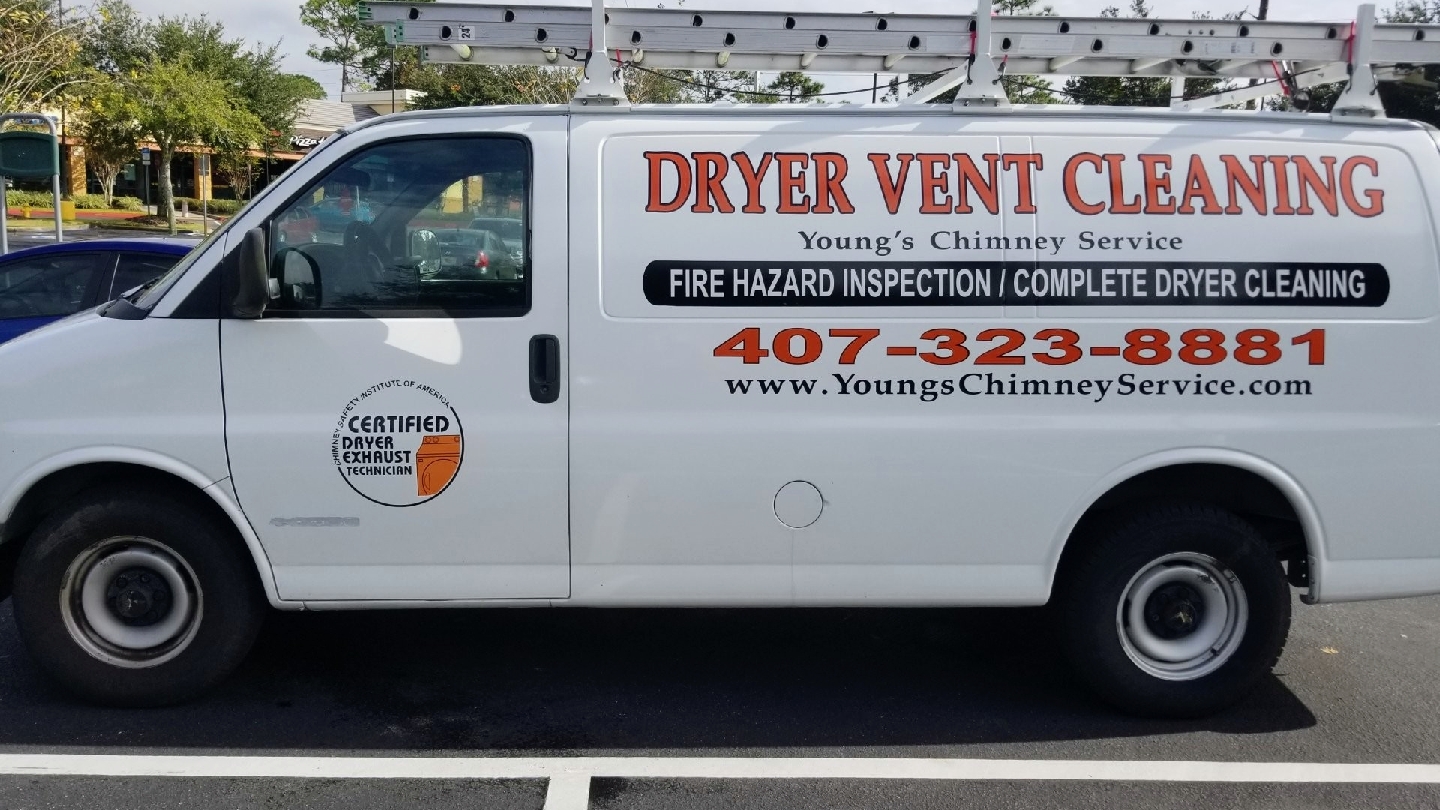 Young's Chimney & Dryer Vent Cleaning Services - Debary Fl work photo