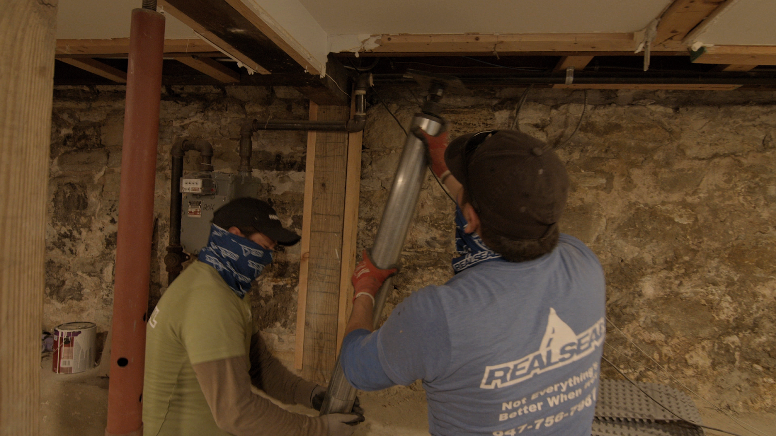 Real Seal Basement Waterproofing & Foundation Repair work photo