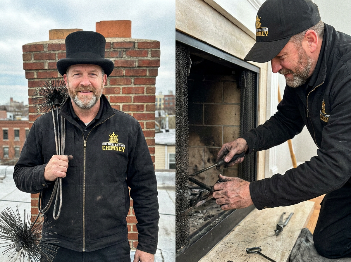 Golden Crown Chimney work photo