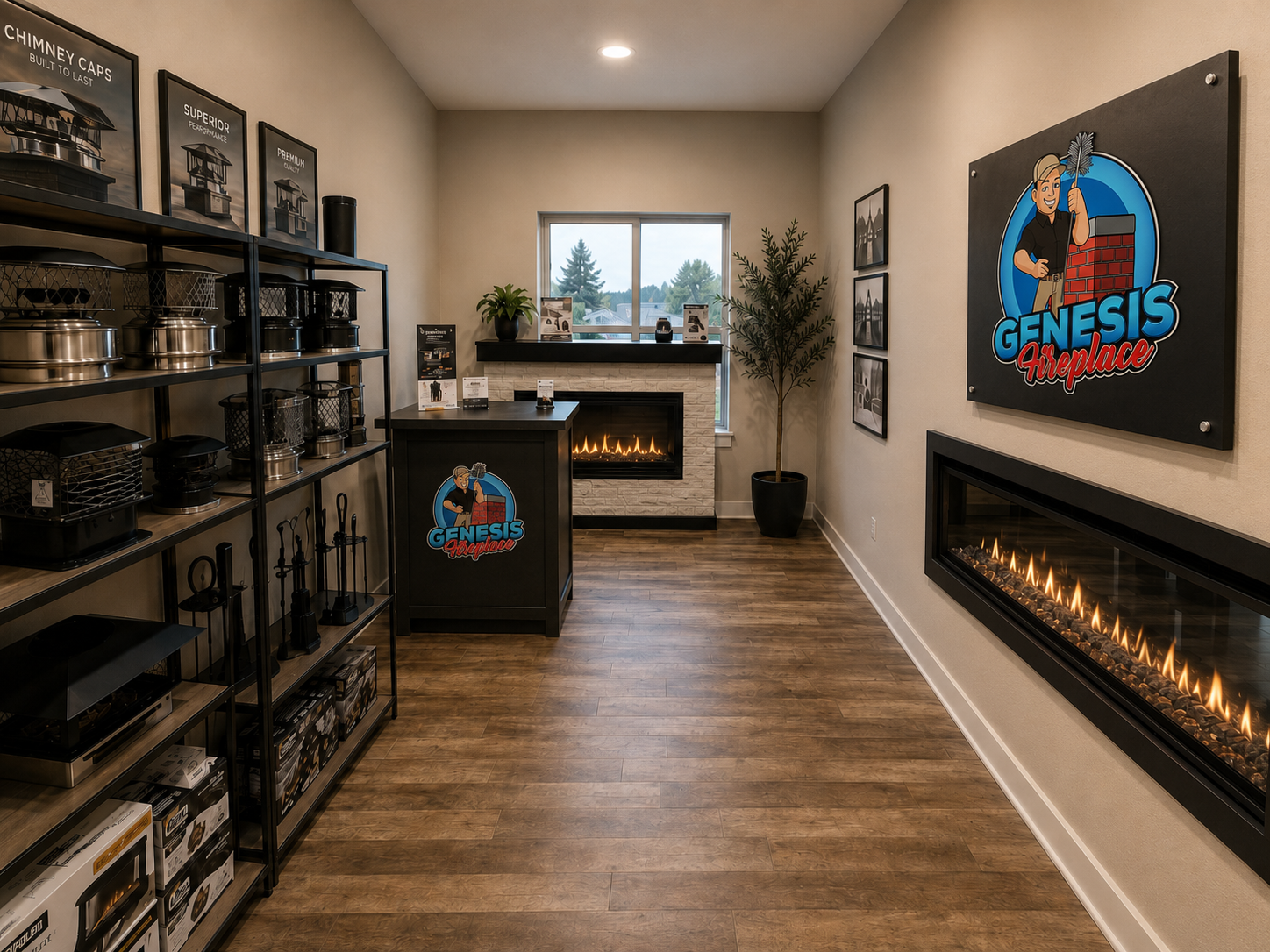 Genesis Fireplace And Chimney work photo