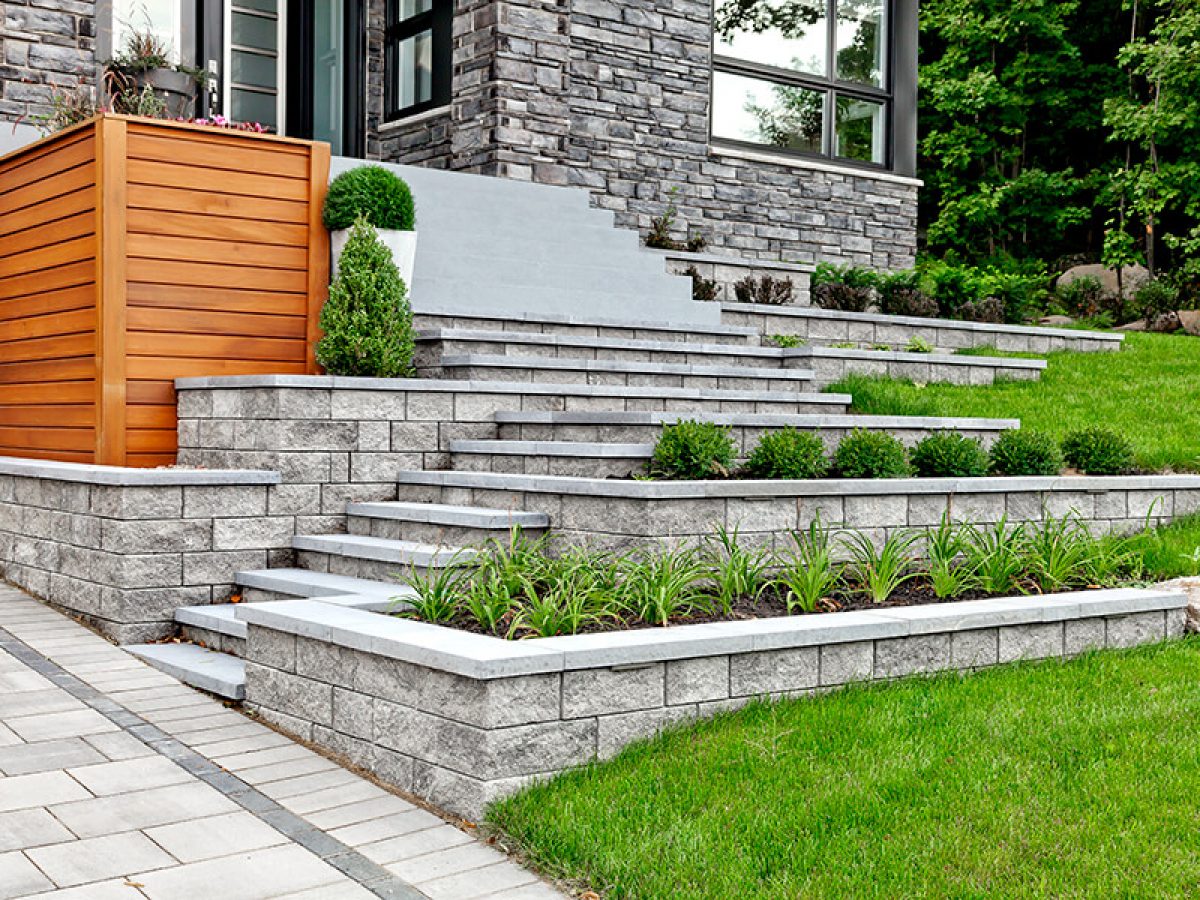 Little Rock Retaining Wall Company work photo
