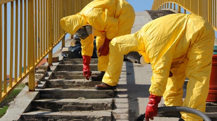 J and J Asbestos Abatement Corp. work photo