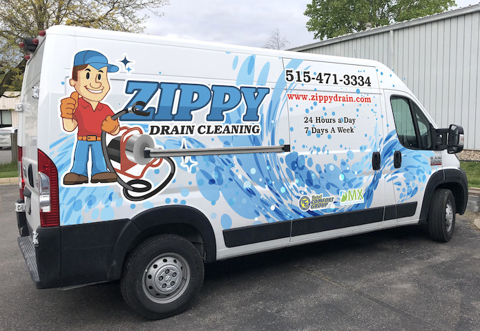 Zippy Drain work photo