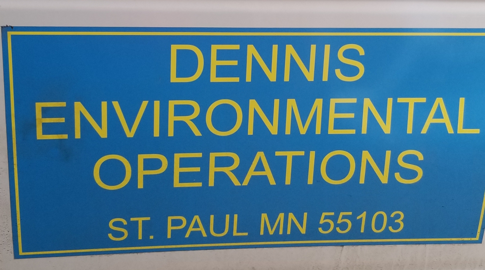 Dennis Environmental Operations work photo