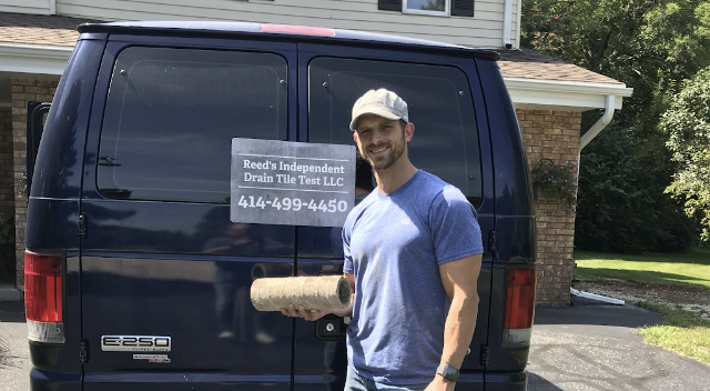 Reed’s Independent Drain Tile Test work photo