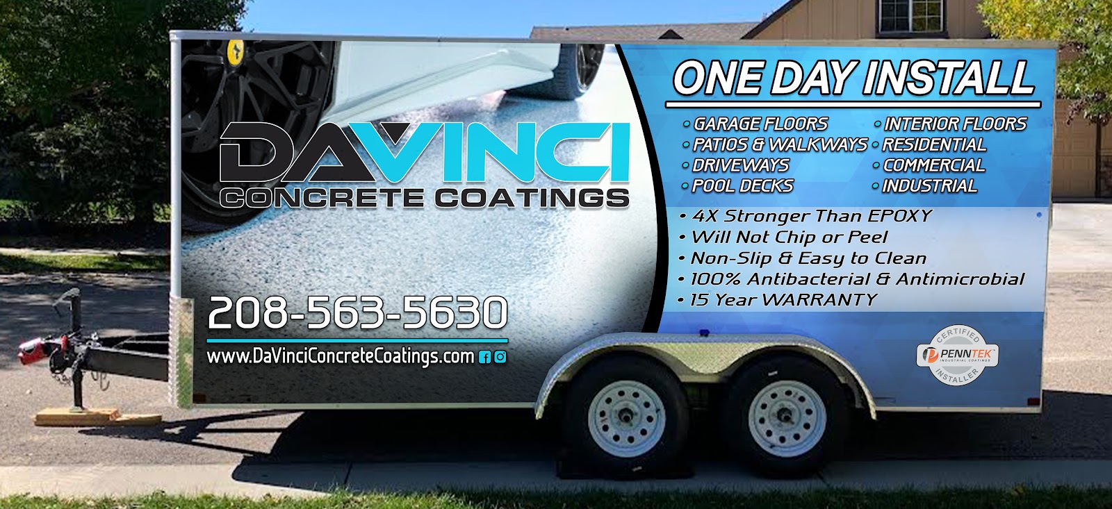 DaVinci Concrete Coatings cover photo