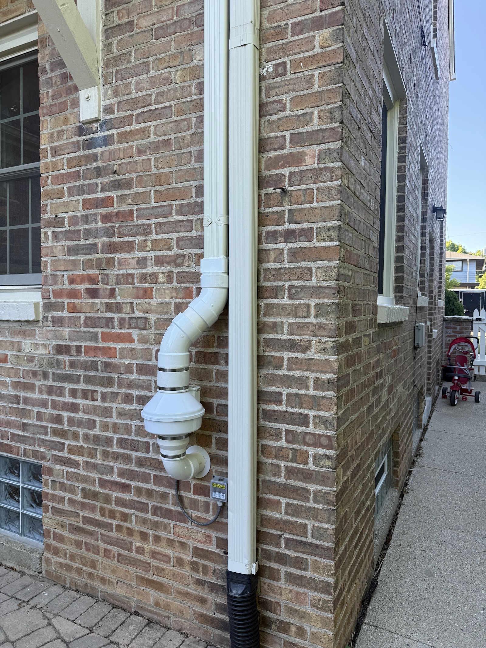 Milwaukee Radon Mitigation work photo