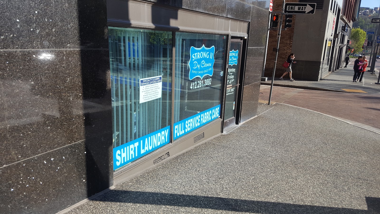 Strong II Dry Cleaners on Grant/OTG work photo