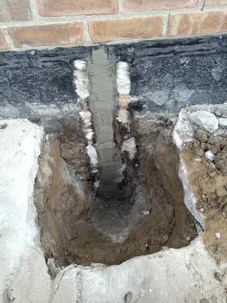 Forever-Dry Basement Waterproofing work photo
