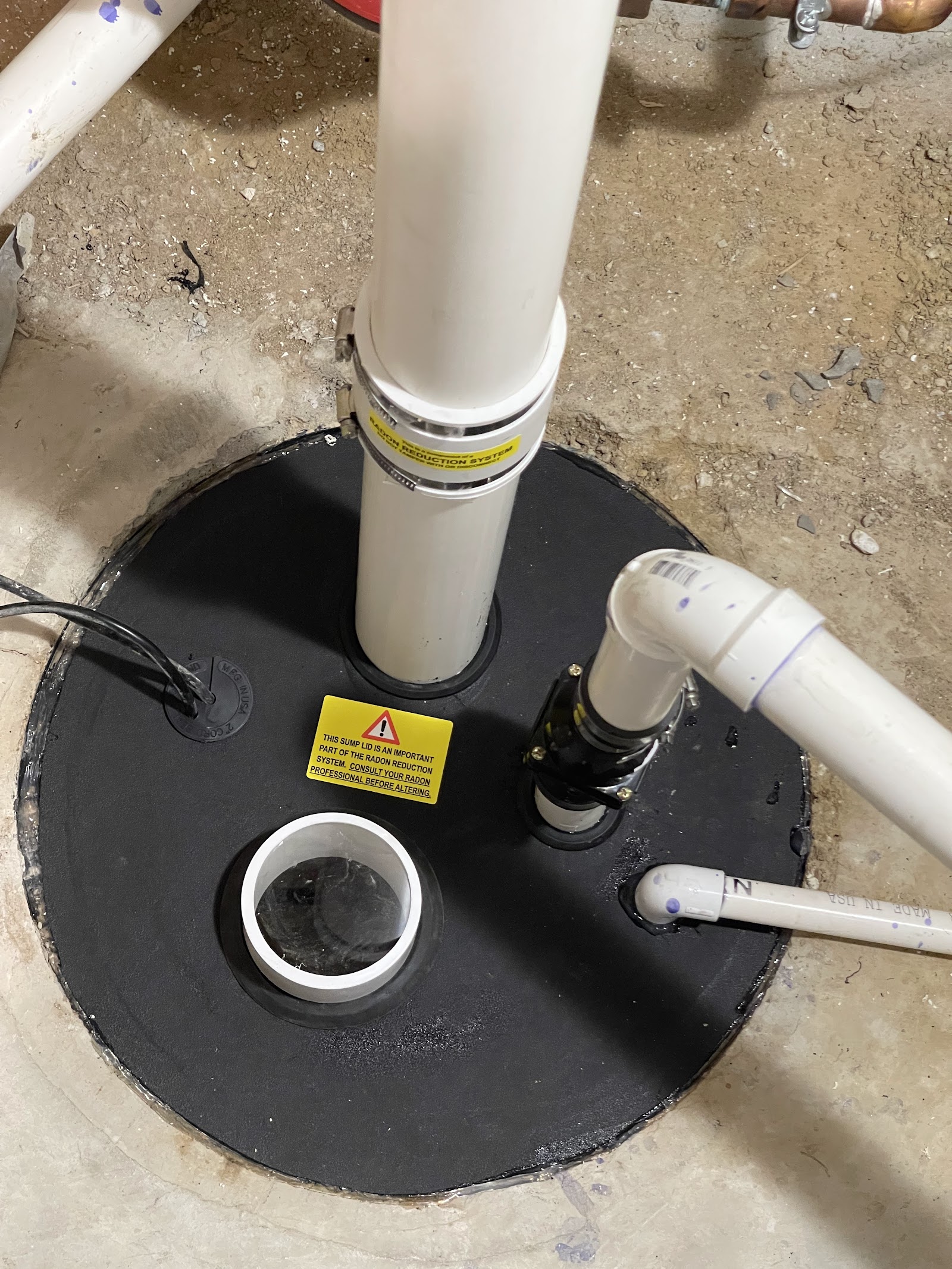 RVS Radon Mitigation, LLC work photo