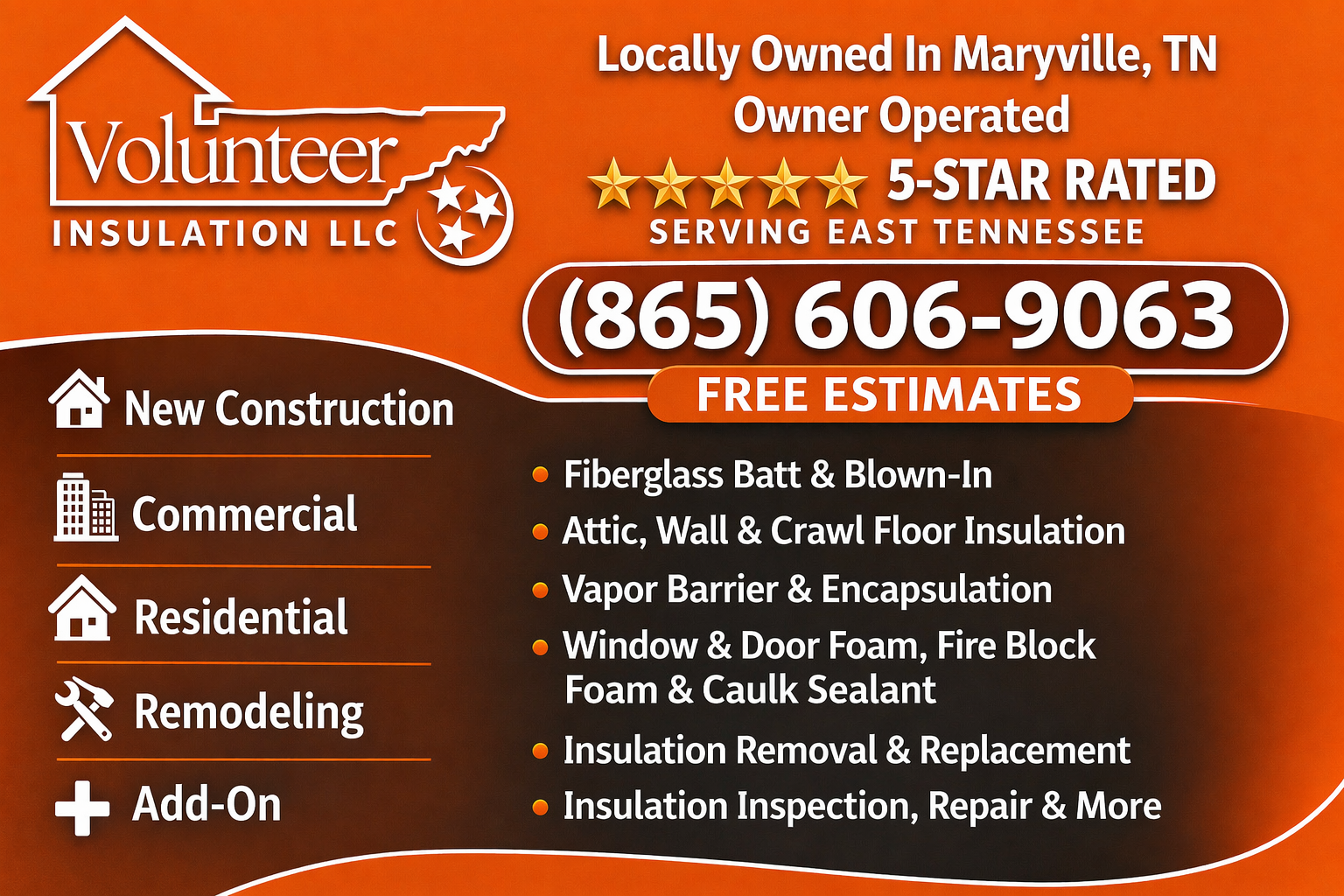 Volunteer Insulation LLC cover photo