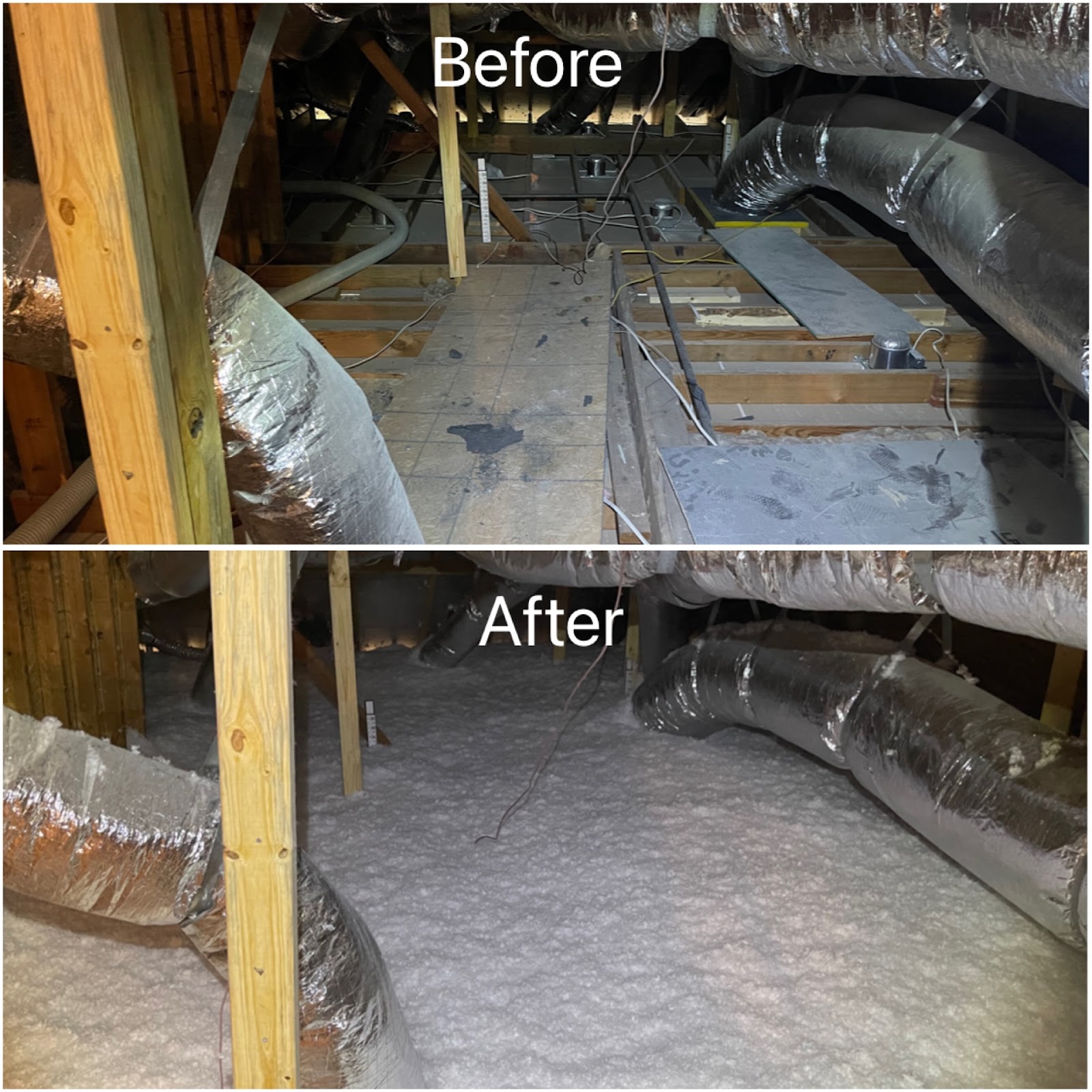 Attic InsulationDFW work photo